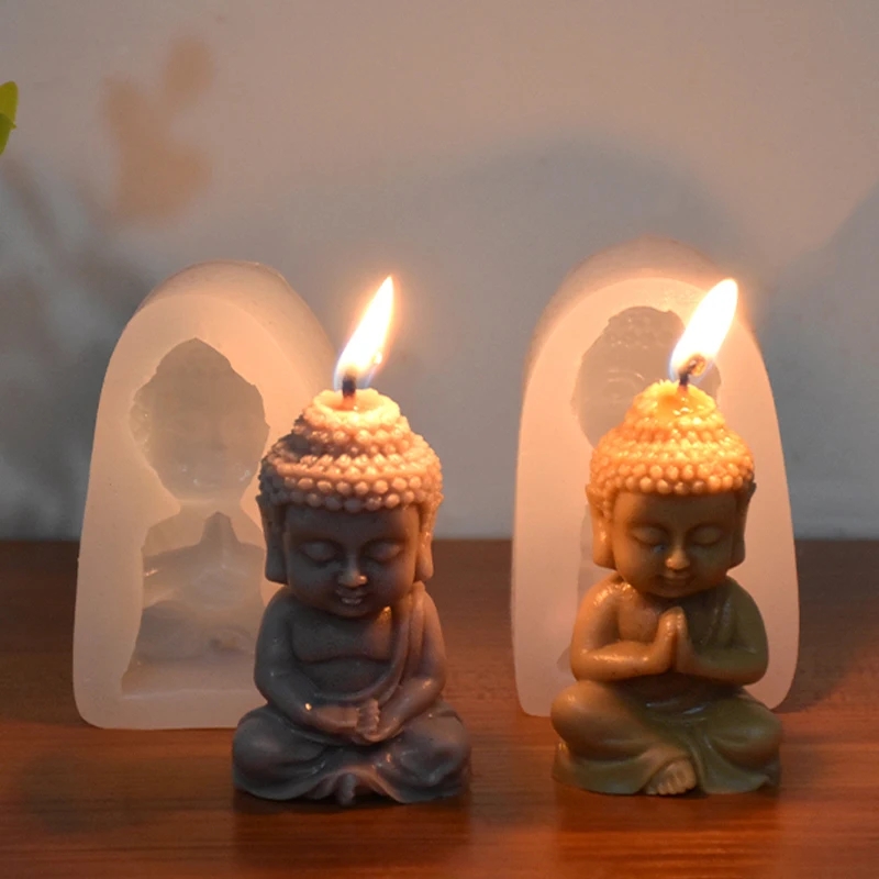 Soap Making Process - 3D Buda Silikon Mum Kalıp Meditasyon