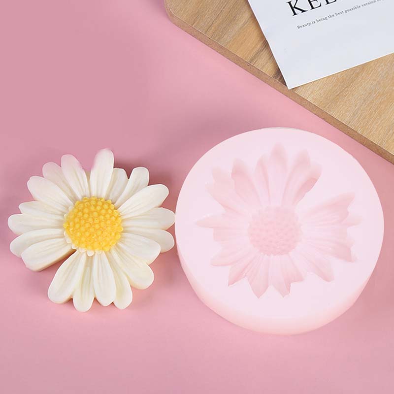 Soap Making At Home - DIY Mum silikon kalıp Papatya Papatya