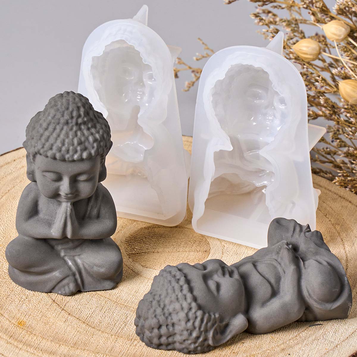3D Buda Silikon Mum Kalıp DIY  - Soap Making Process incelemesi ve fiyatı