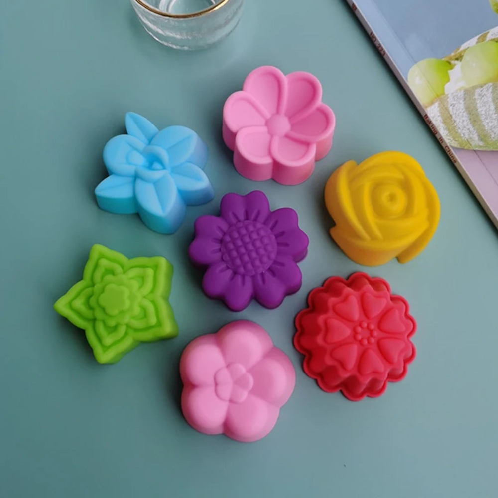 Sevimli 5cm Çiçek Silikon Kek  - Soap Making Fragrance incelemesi ve fiyatı