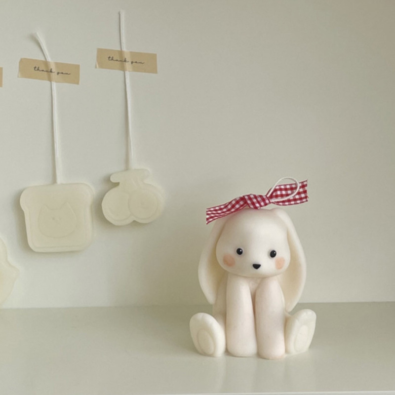 Oturan tavşan silikon mum kalı - Soap Making At Home incelemesi ve fiyatı