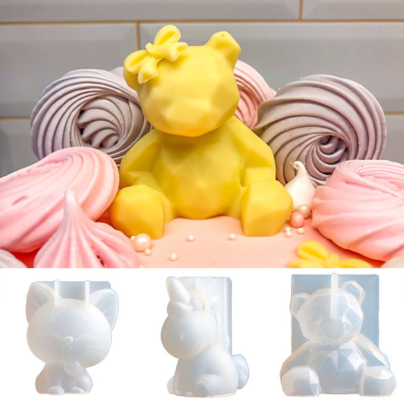 3D Stereo ayı silikon kalıp Di - Soap Making At Home incelemesi ve fiyatı