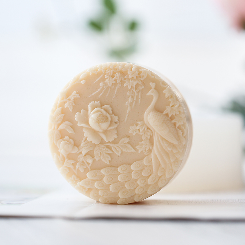 Tavuskuşu Çiçek Desen Silikon  - Soap Making At Home incelemesi ve fiyatı